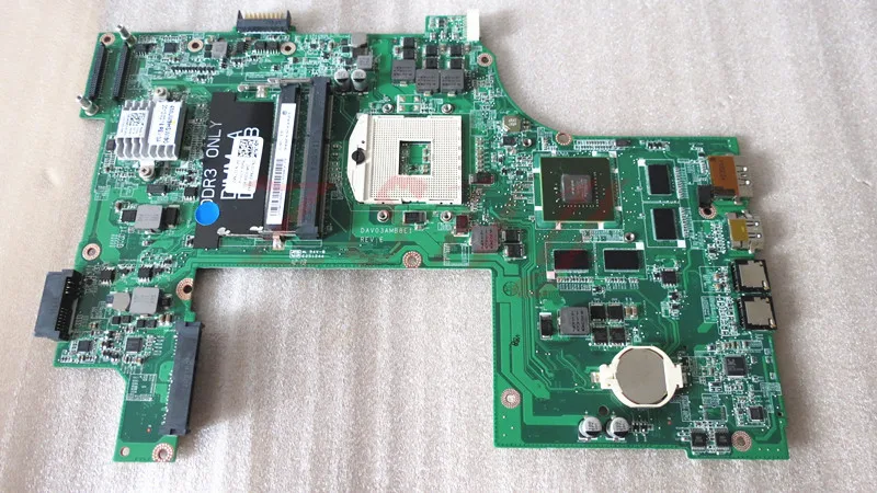 Для DELL Vostro 3750 материнская плата для ноутбука DAV03AMB8E0 CN-01TN63 01TN63 Полная проверка