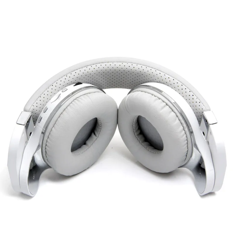 Bluedio T2+ fashionable foldable over the ear bluetooth headphones BT 4.1 support FM radio& SD card functions Music&phone calls