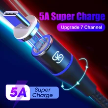 SIKAI, 3 в 1, USB кабель, 5А, быстрая зарядка, магнитный, автомобильное зарядное устройство, кабель для huawei honor view 20, USB C 5A, QC4.0, для honor 10, 30pro