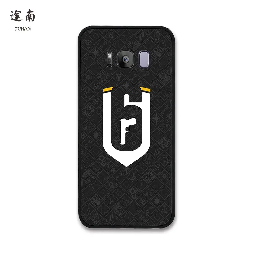 Прохладный rainbow six осада gema Coque принципиально для Samsung S8 Plus S7 край J3 2015 2016 2017 A320
