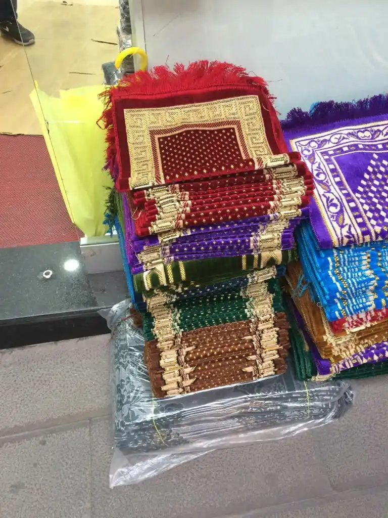 Arabic Kids Children Prayer Mat Islamic Pray Rug Namaz Carpet Eid