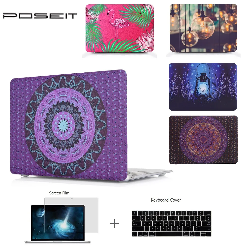 Clear Matte Hard Case For Apple Macbook Air Pro Retina 11 12 13 15 Laptop Bag For Mac Book Air 11 13 Pro 13 15 inch Case