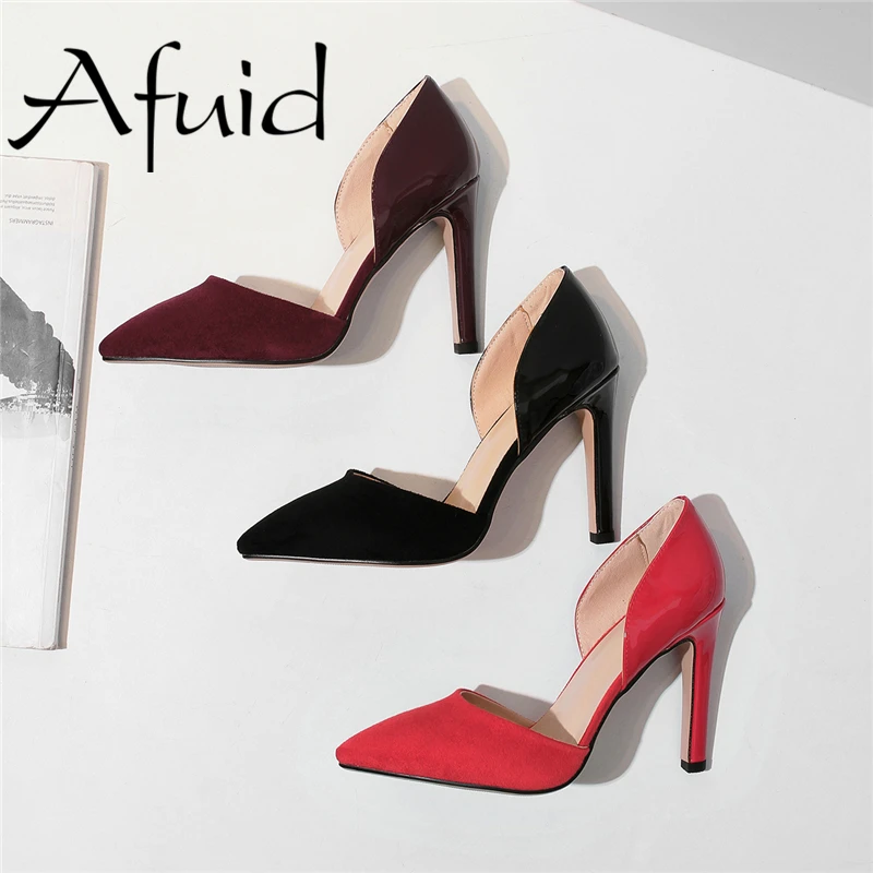 6 Mariposa Trabajo Zapatos luz De Señora Nudo Bombas Mujeres Cuero Clásicos Afuid Cm Amarilla Tacones Oficina Altos Negro Genuino 8pq4nY