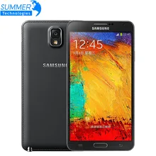 Оригинальный разблокирована Samsung Galaxy Note 3 N900 N9005 Android Quad core 3 ГБ Оперативная память 16 ГБ Встроенная память 13MP Камера 5.7 «Экран смартфон