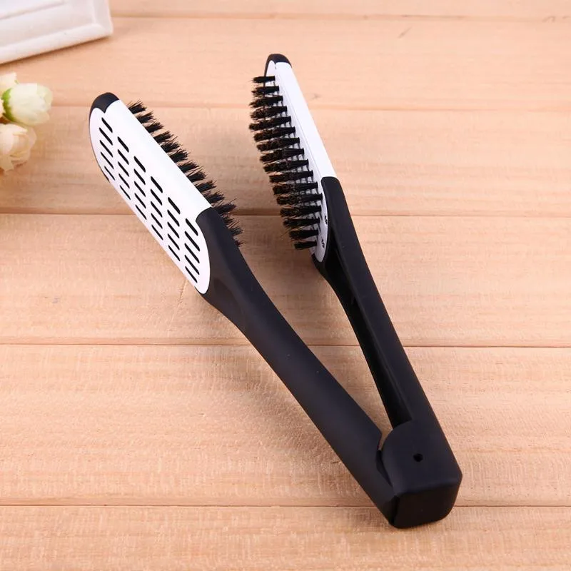 Hair-Hairdressing-Double-Sided-Brush-Clamp-Natural-Ceramic-Plywood-Straightening-Comb-Fibres-Styling-Tools-Hair-Straightener (4)
