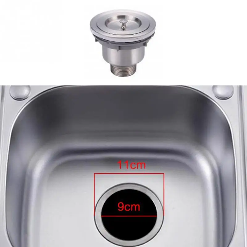 Нержавеющая сталь ABS пробка для кухонной мойки заглушка для сливное отверстие для ванны сливное ситечко для раковины воды резиновые для раковины крышка фильтра Sinkhole