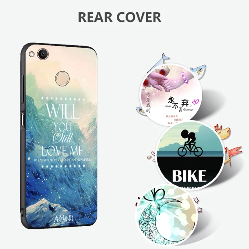 Xiaomi Redmi 4x Case Original Cover for Xiaomi Redmi 4x Case Cover Skin Wolf Fish Skull Redmi 4x Fundas 100% 2