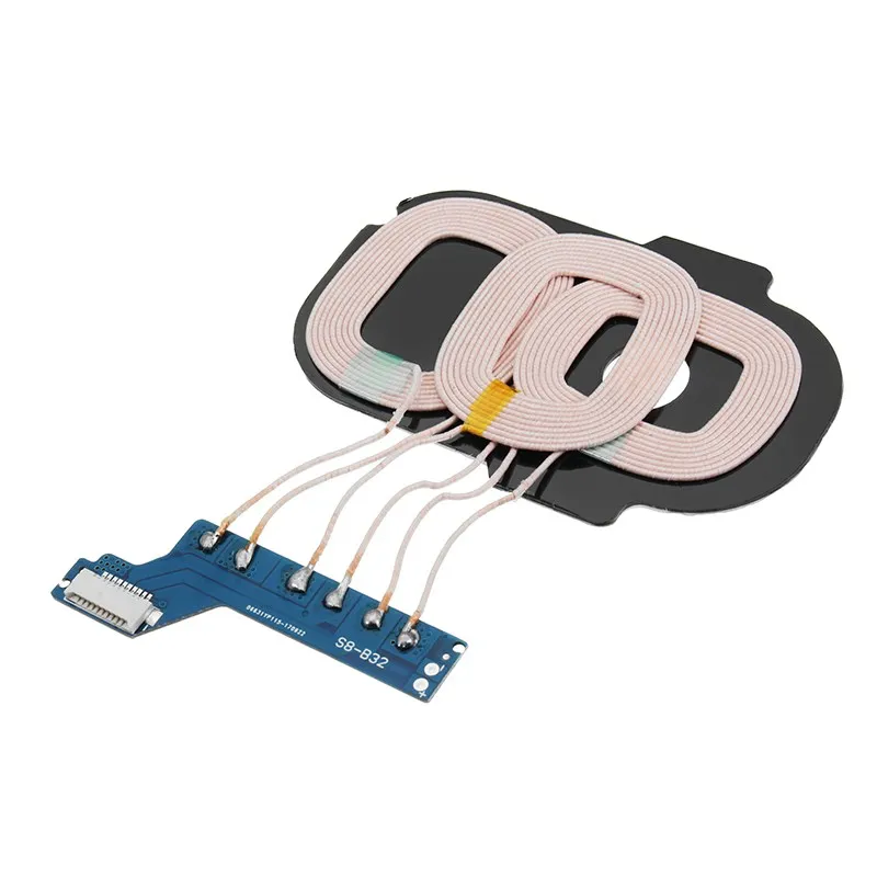 Универсальный DIY 9V 1 2A Type C порт беспроводной зарядки PCBA три катушки печатная плата
