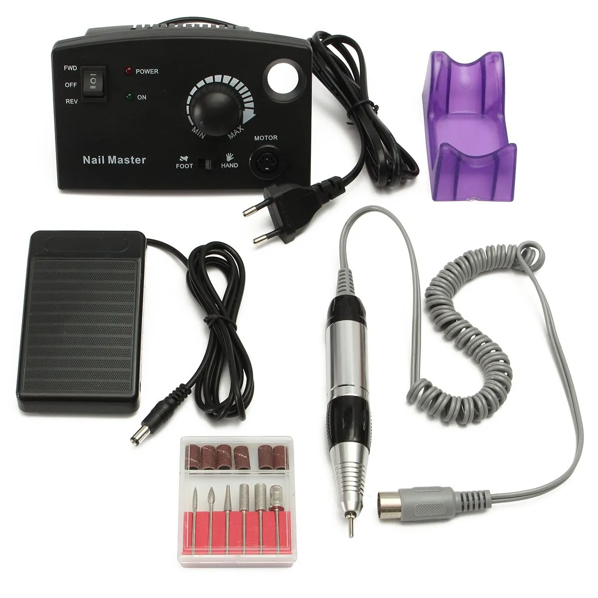 

Professional Black 30000RPM Electric Nail Drill Machine Nails Salon Manicure Nail Art Tools Set Nails Remover Kit Set
