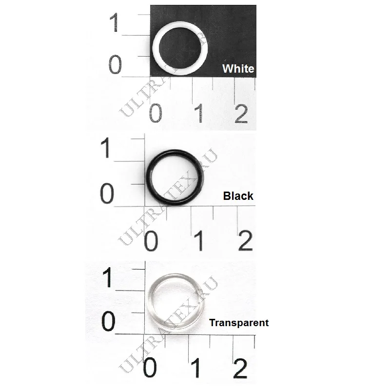 8,10, 12,15, 18,20, 25,30 мм пластиковые кольца для бюстгальтера, белые, черные или прозрачные, 1000 шт в упаковке, женское нижнее белье для шитья
