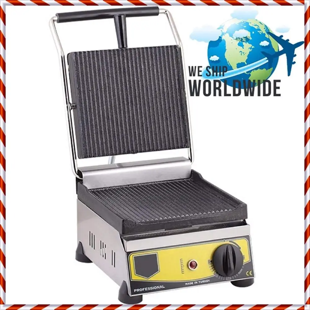 cast iron panini press electric