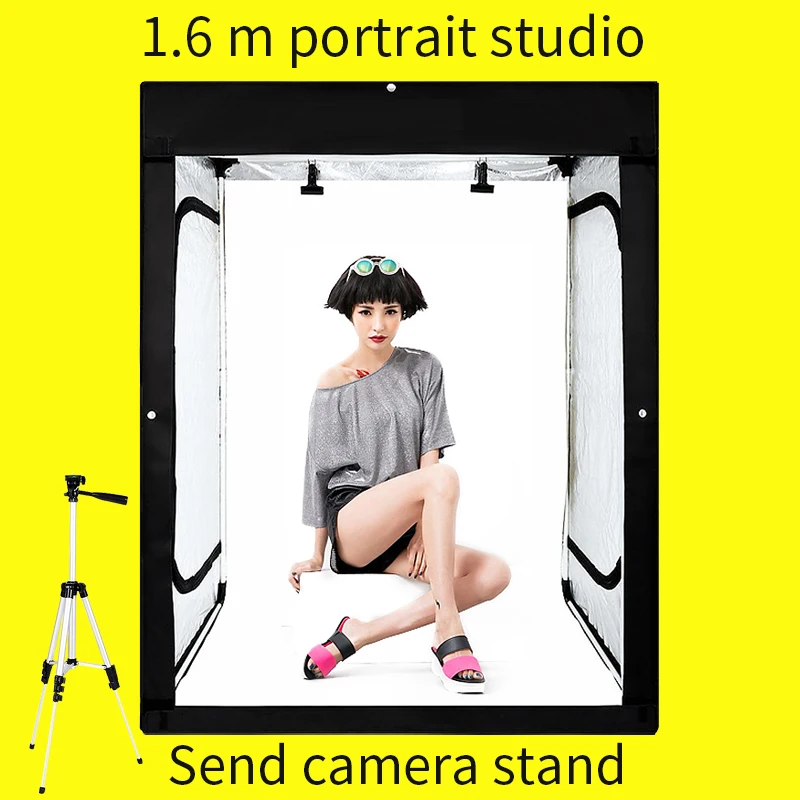 

120*80*160CM Photo Studio Dimmable LED Light Tent Soft box Photography Studio Lightbox Shooting Room Photo Box