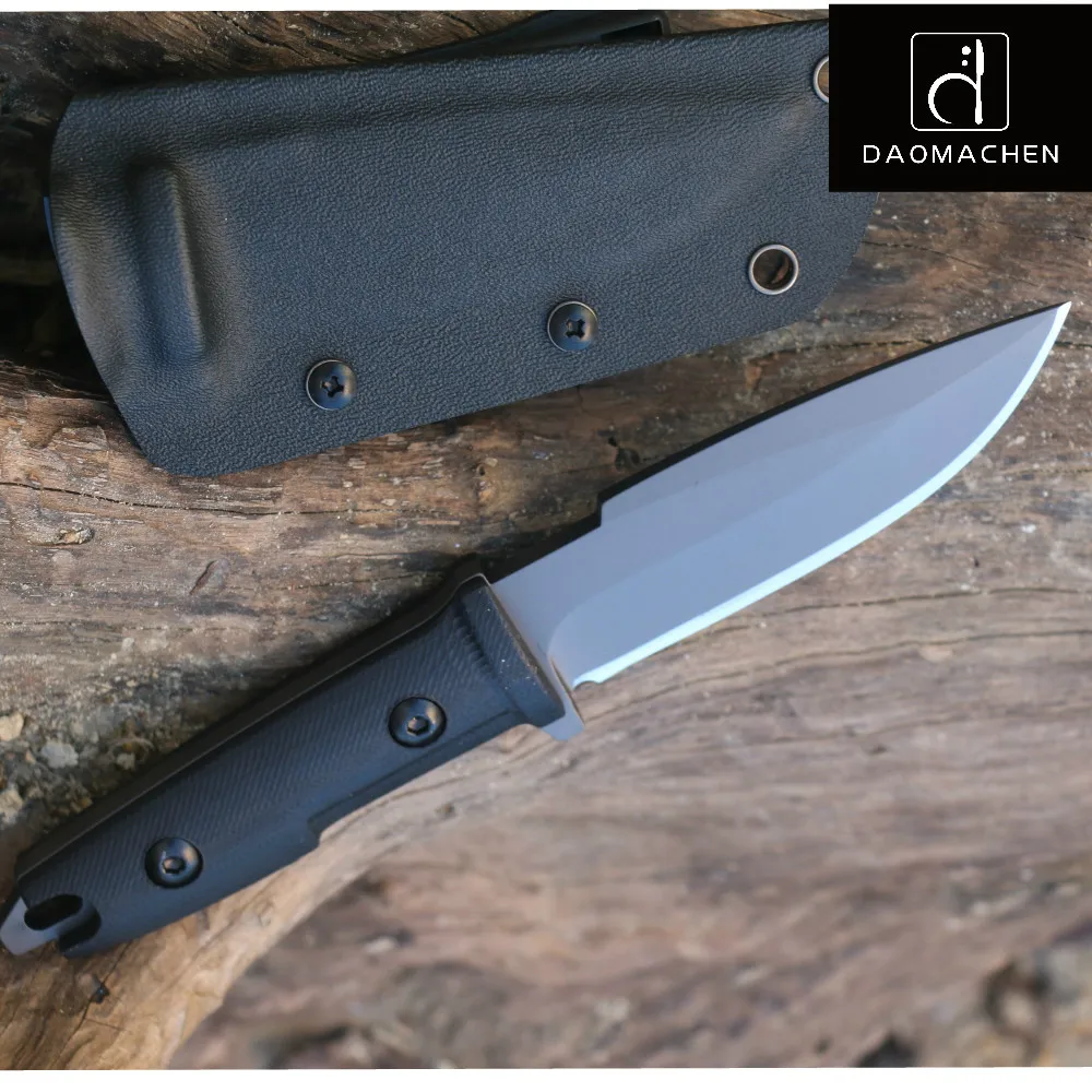 DAOMACHEN camping survival Knife Hunting Knife Full Tang With Imported K sheath G10 Handle Fix blade knife