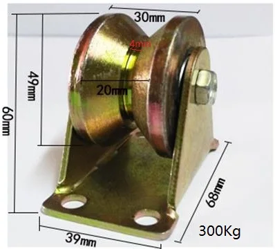 45Steel 2In V 2 шт./лот 45# сталь 304 Нержавеющая сталь V U H T шарикоподшипник жесткое колесо качения рельс промышленный ролик - Цвет: 45Steel 2In V