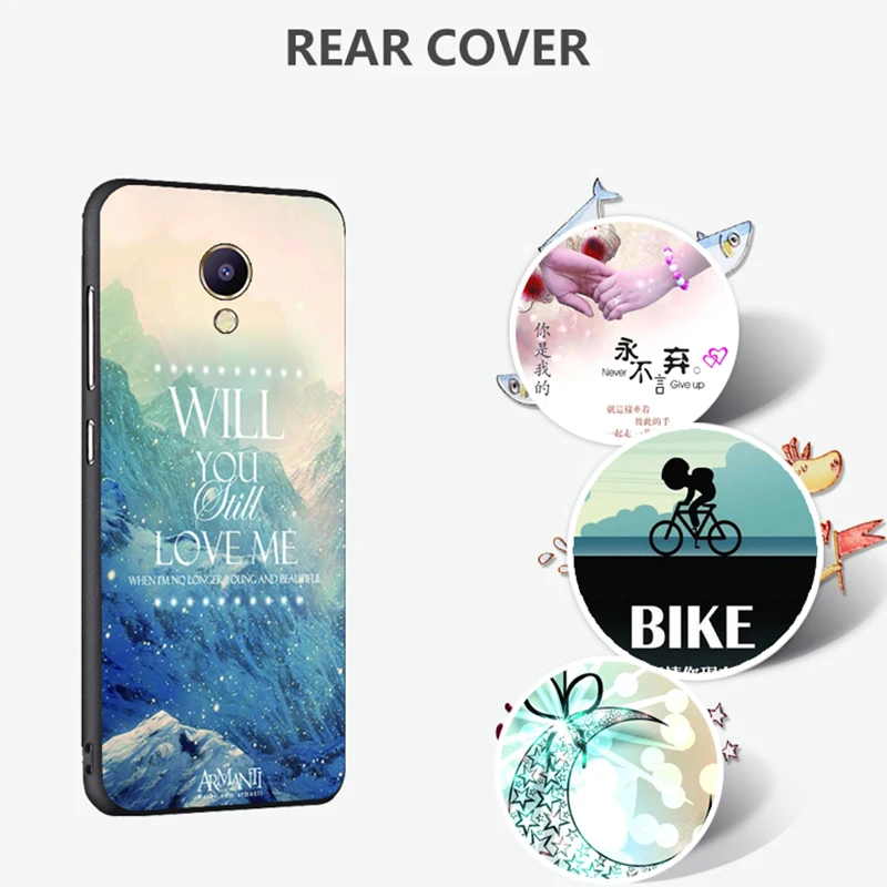 Meizu M5s Case Original Cover for Meizu M5s Case bag Cover Skin Wolf Fish Skull m5s Fundas 100% BiNFUL 2