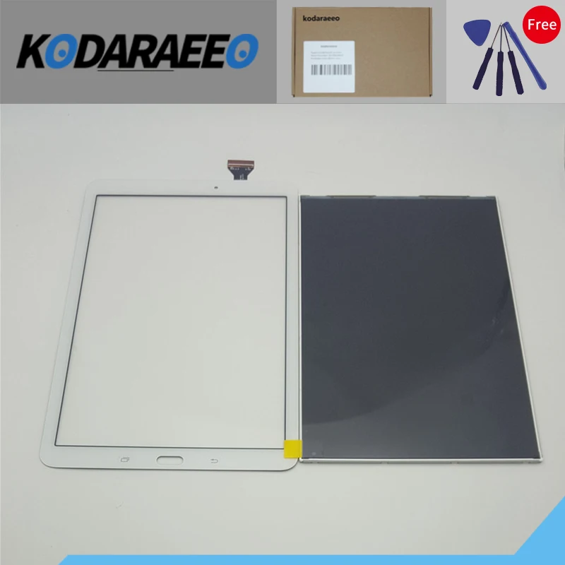 

Kodaraeeo Touch Screen Digiizer with LCD Display Repair part For Samsung Galaxy Tab E 9.6 SM-T560 T560 T561 Tablet Pc Free Tools