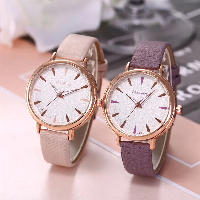 NEW Women's watches brand luxury fashion ladies watch Leather Band Analog Quartz Round Wrist Watch clock relogio feminino Y31 (13)