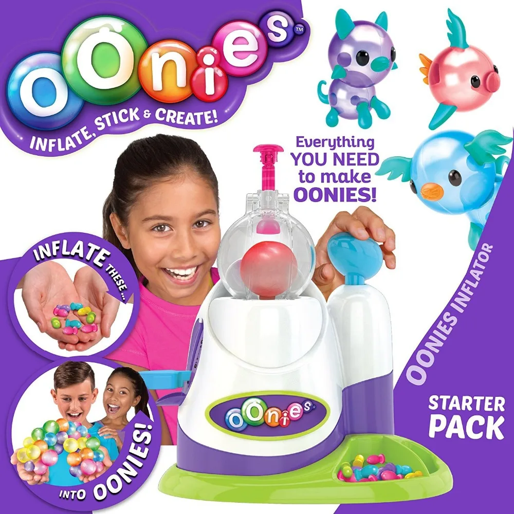 

Moscow Warehouse High Quality Magic Oonies Onies Onoies Balloon Creative Sticky Ball Fun Bubble Inflator Toys Gift Onise