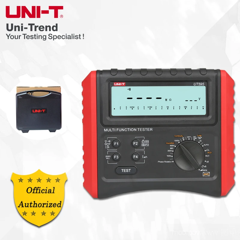 US $505.99 UNIT UT595 Multifunction Tester Electrical Tester Insulation ResistanceLineLoop ImpedanceRCD Measurement Data Storage