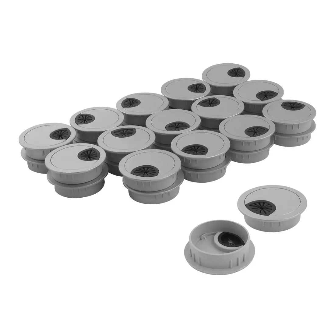UXCELL Color Office Computer Desk Table Plastic Grommet ...