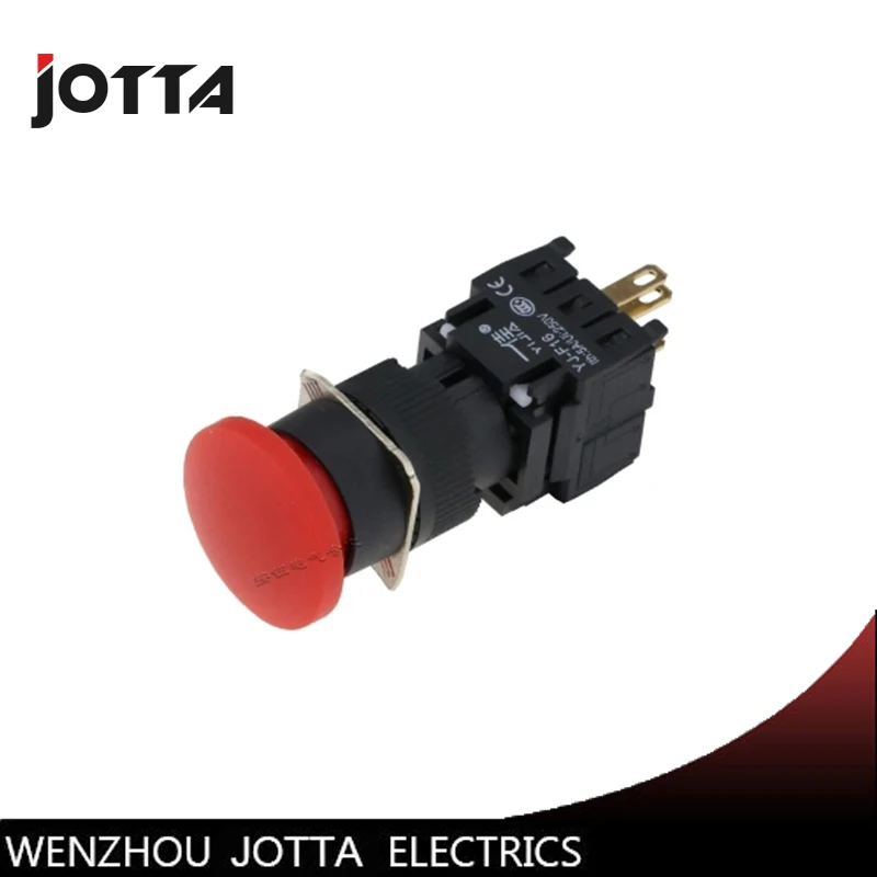 

F16-11M mush room momentary push button switch