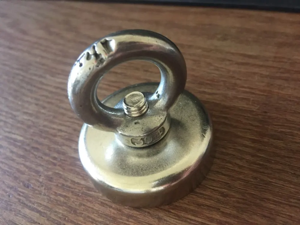 80KG Neodymium Recovery Magnet D48mm Lifting Hold Search Fishing Salvage Heavy