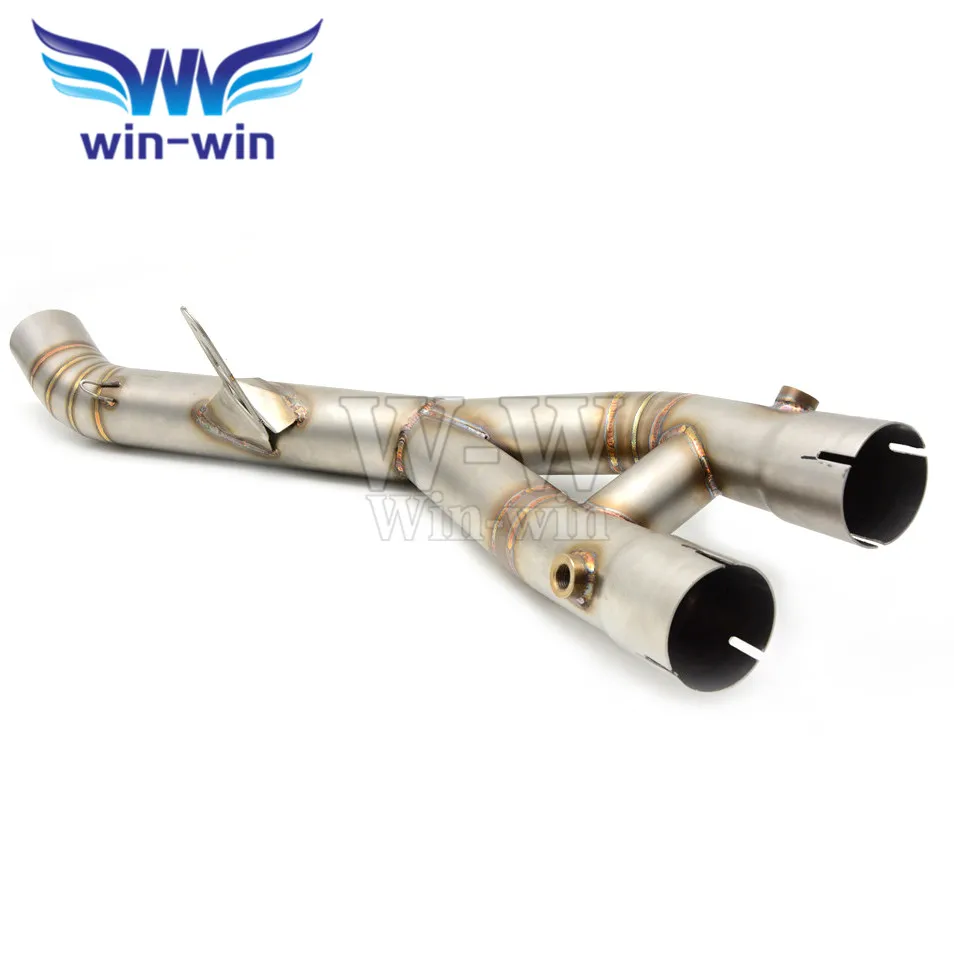 

Stainless Motorcycle Exhaust middle contact pipe modified exhaust middle pipe For yamaha r1 YAMAHA R1 2015