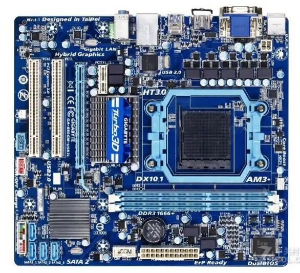 Для Gigabyte GA-880GM-USB3L оригинальная настольная материнская плата 880GM-USB3L 880G розетка AM3 +