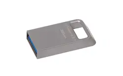 Kingston technology DataTraveler Micro 3,1 32 ГБ, 32 ГБ, 3,0 (3,1 Gen 1), разъем usb type-A, монолитный, металлический