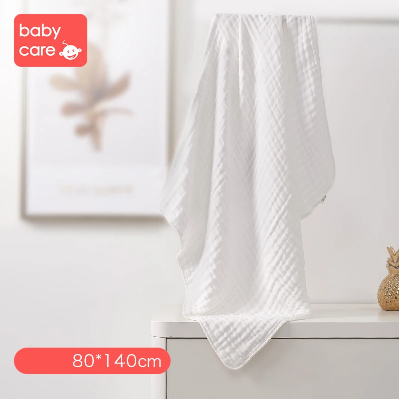  Babycare100% Cotton Gauze Newborn Baby Infant Cartoon Face Hand Bathing Towel Bibs 31*31cm Feeding 