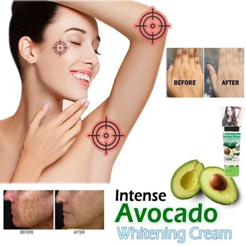 

Shopify Dropshipping Hot Sale 1Pc Intense Avocado Whitening Cream Cosmetic Secret Skin Care Face Lift Essence Tender Whitening