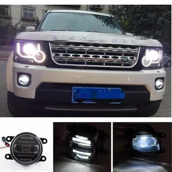 

JanDeNing Refit Super bright 2 in 1 functions LED lens fog lamp+daylight lamp for Land Rover Freelander2/Range Rover/Discovery4