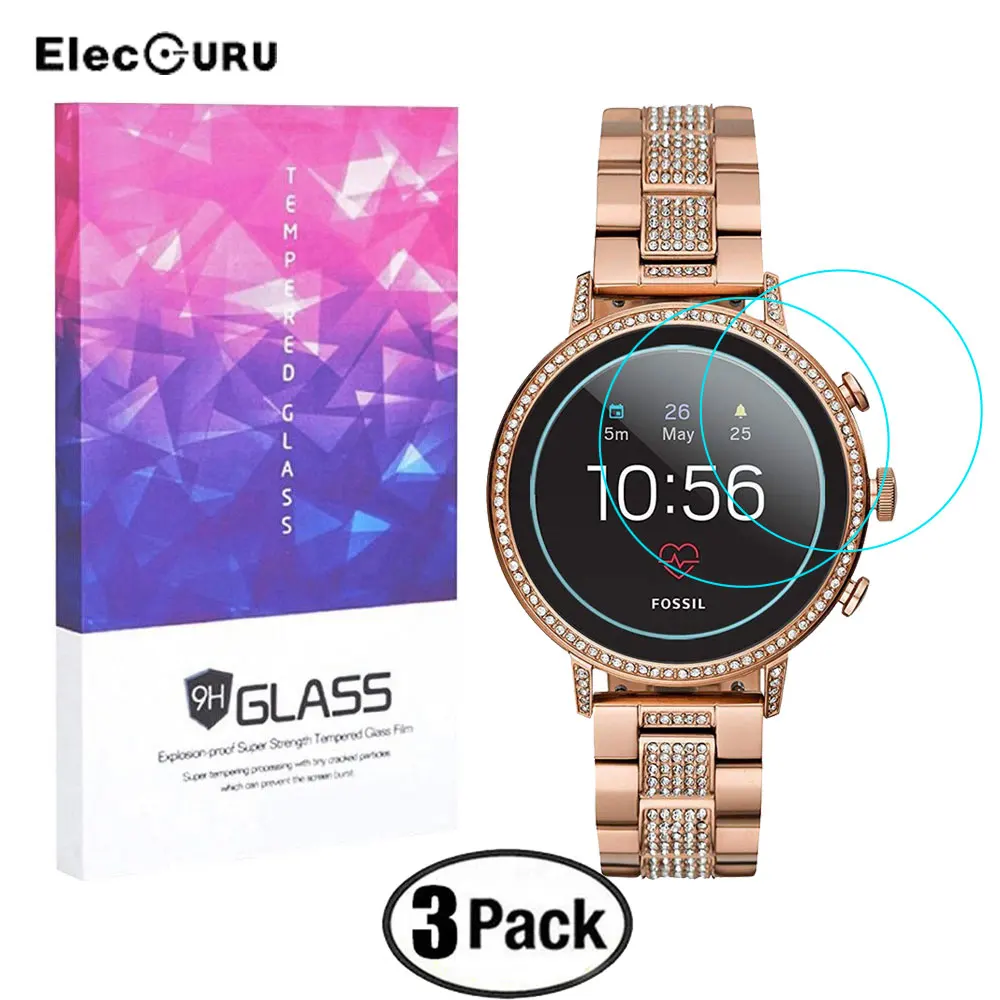 Защитная пленка для экрана Fossil Q Venture HR Gen 4 Watch 9H закаленное стекло 2.5D устойчивая к