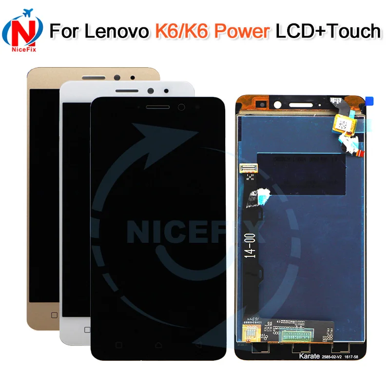 

For Lenovo K6 Power K33a42 LCD Display Touch Screen Assembly Replacement Parts For Lenovo K6 k33a48 Screen LCD Display