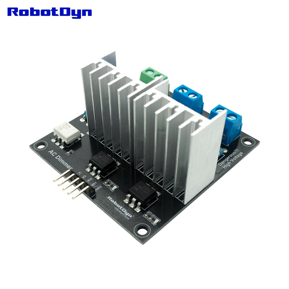 Светильник переменного тока диммерный модуль, 2 канала, 3,3 V/5 V логики, AC 50/60 hz, 220 V/110 V