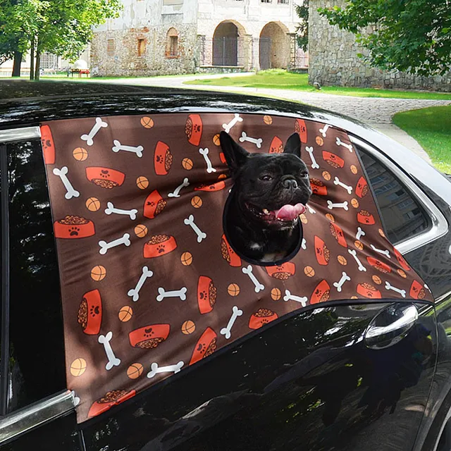Pet Peek Car Window Sleeve Cover Dog Hang Out Car Window Barriers Cars