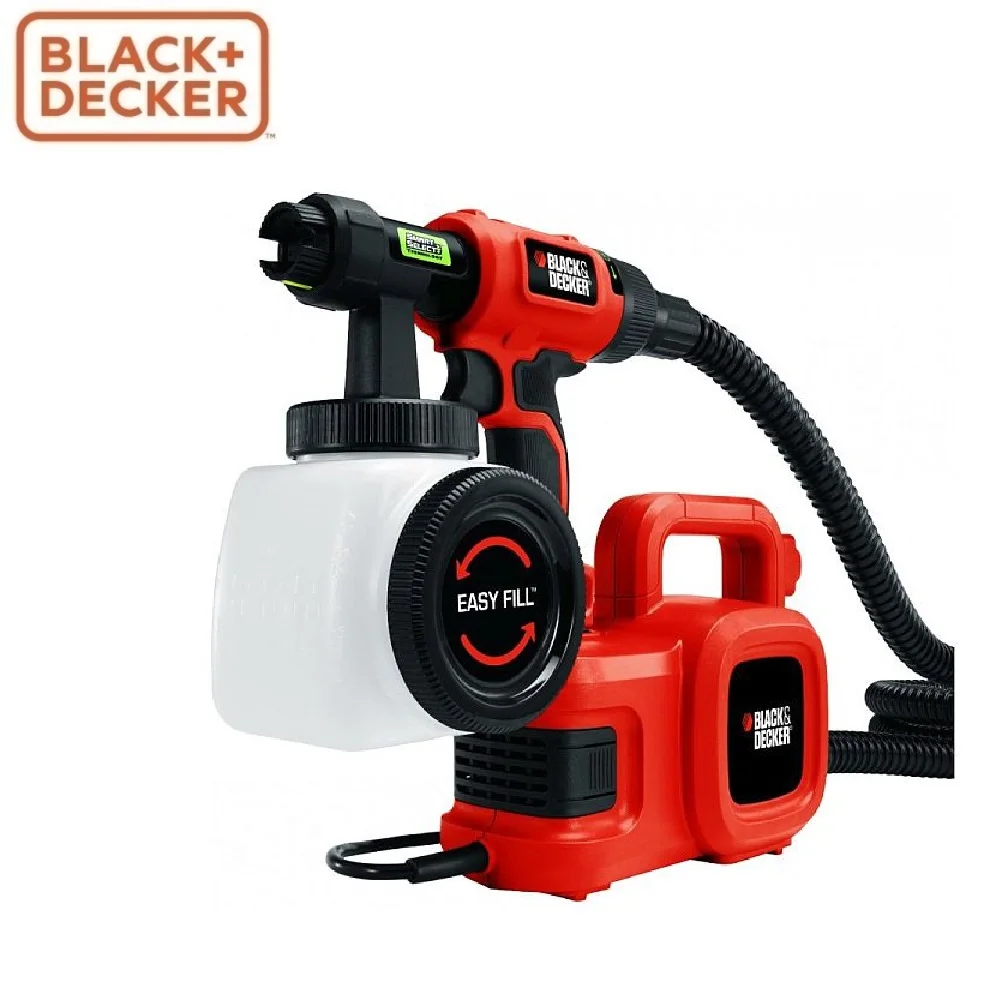 Напольный краскопульт BLACK + DECKER HVLP400 (400Вт 1.2л шланг 6м) | Инструменты