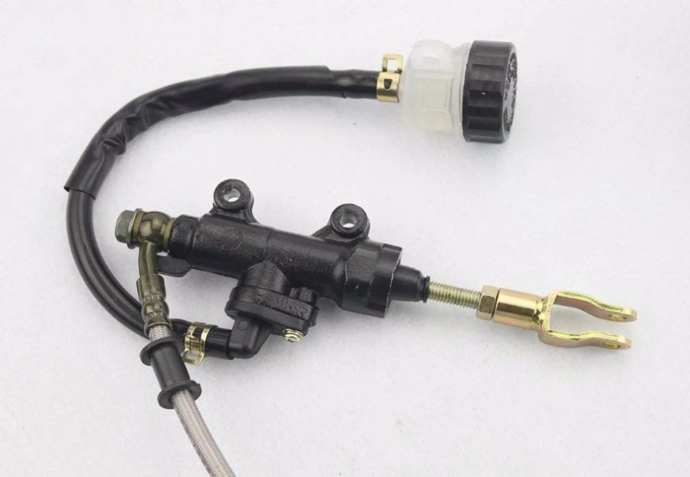 Qauick Rear Foot Disc Brake Master Cylinder Assembly with Oiler for 110cc 125cc 150cc 200cc 250cc ATV Quad Dune Buggy Qauick Rear Foot Disc Brake Master Cylinder Assembly with Oiler for 110cc 125cc 150cc 200cc 250cc ATV Quad Dune Buggy