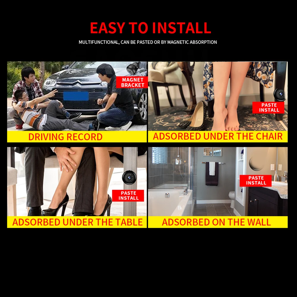 Car DVR SQ11 Mini Video Recorder HD 1080P 720P Car Dash Camera Motion Sensor Video Camera Wide Angle IR Night Vision