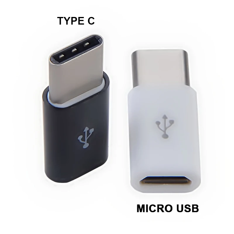 

Mini Type C To Micro USB Converter Type-c Adapter Android Smartphone Jack Splitter Compatible Charge Data Transmission For Phone