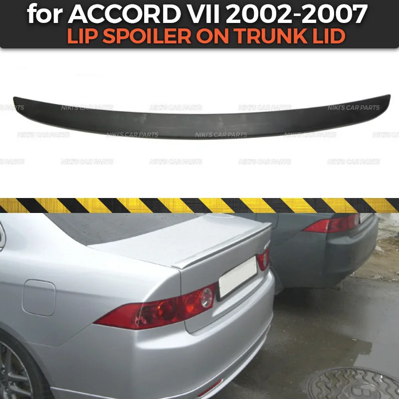 Чехол-спойлер для Honda Accord VII 2002-2007 ABS пластик спортивный стиль автомобильный Стайлинг автомобильные аксессуары украшения аэро динамический