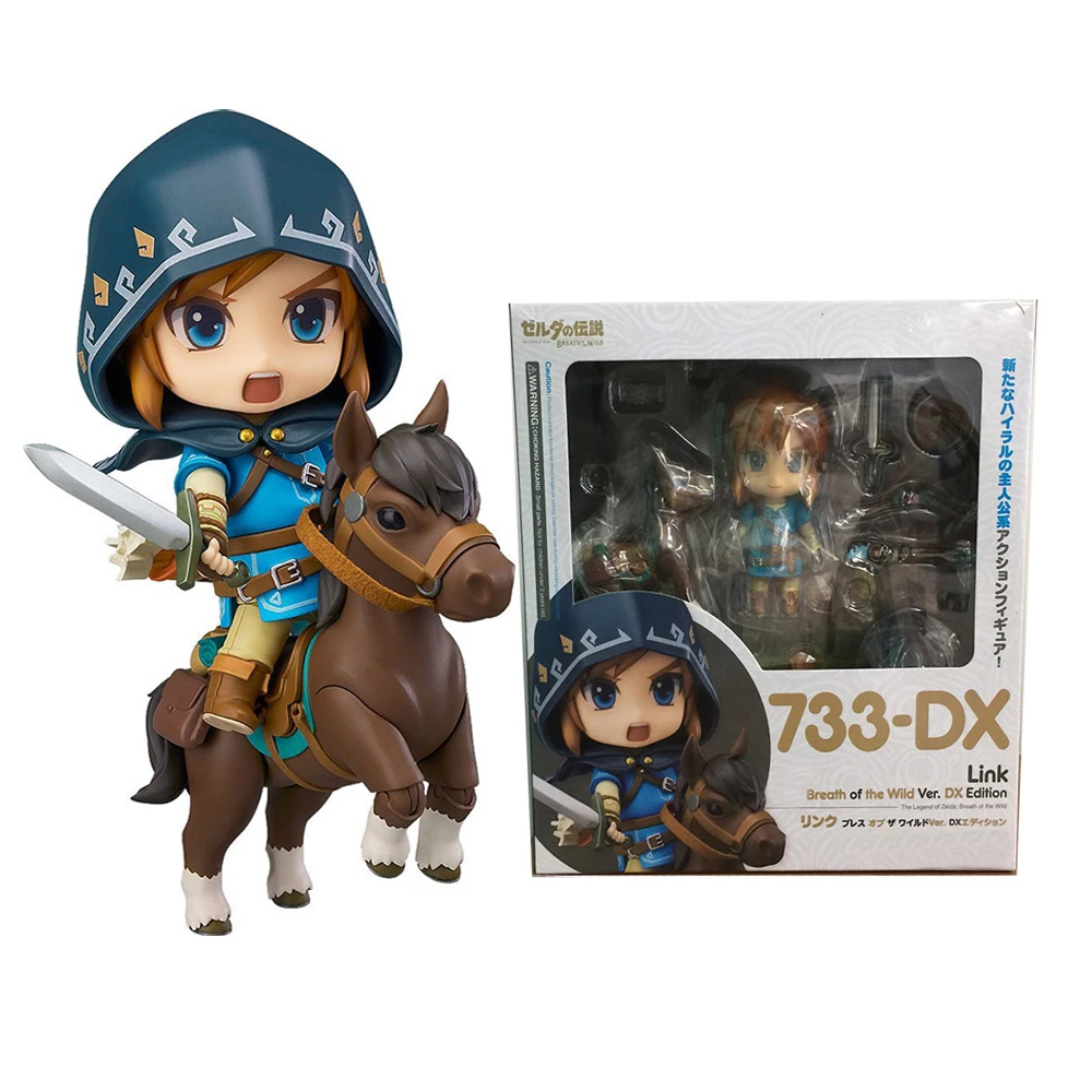 Nendoroid Легенда о Zelda Дыхание Дикого ссылка 733-DX DX издание Deluxe версия действие Коллекционная модель Рисунок Игрушки