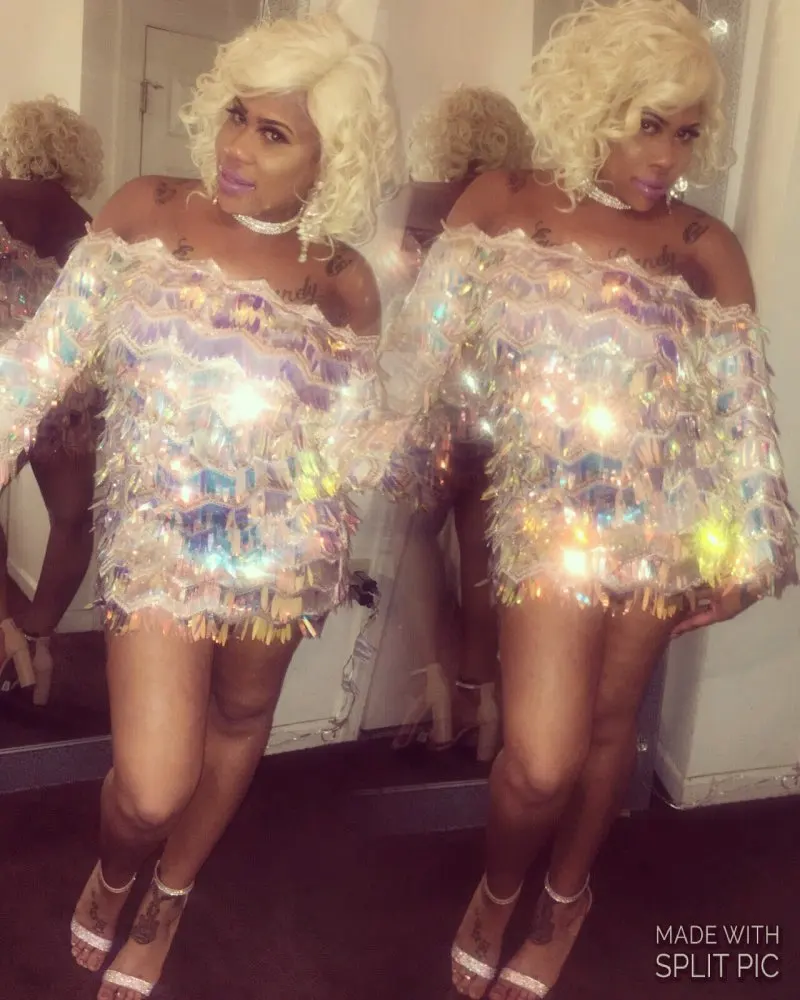 'Start The Show' Festival Sequin Dress photo review