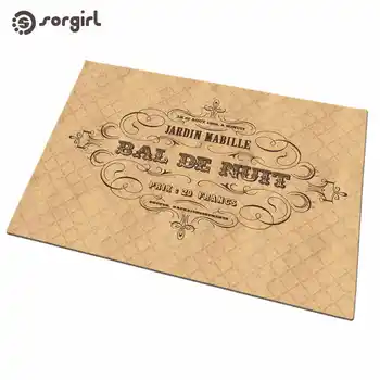 

Bal De Nuit Jardin Mabille doormat Front Door Mat Carpet Entrance Indoor eco-friendly natural Non-slip Floor Mat living room Rug