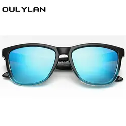 Oulylan Для мужчин Винтаж поляризованных солнцезащитных очков Для женщин негабаритных солнцезащитные очки мужские брендовые вождения