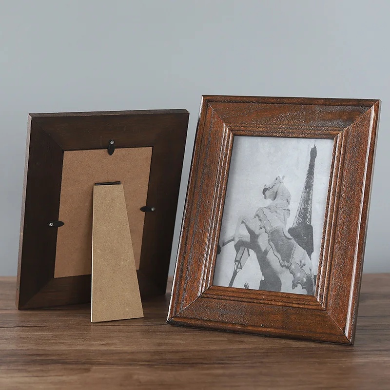 

Retro Wood Frame Photo Frame Creative Photo Studio Frame Home Decoration