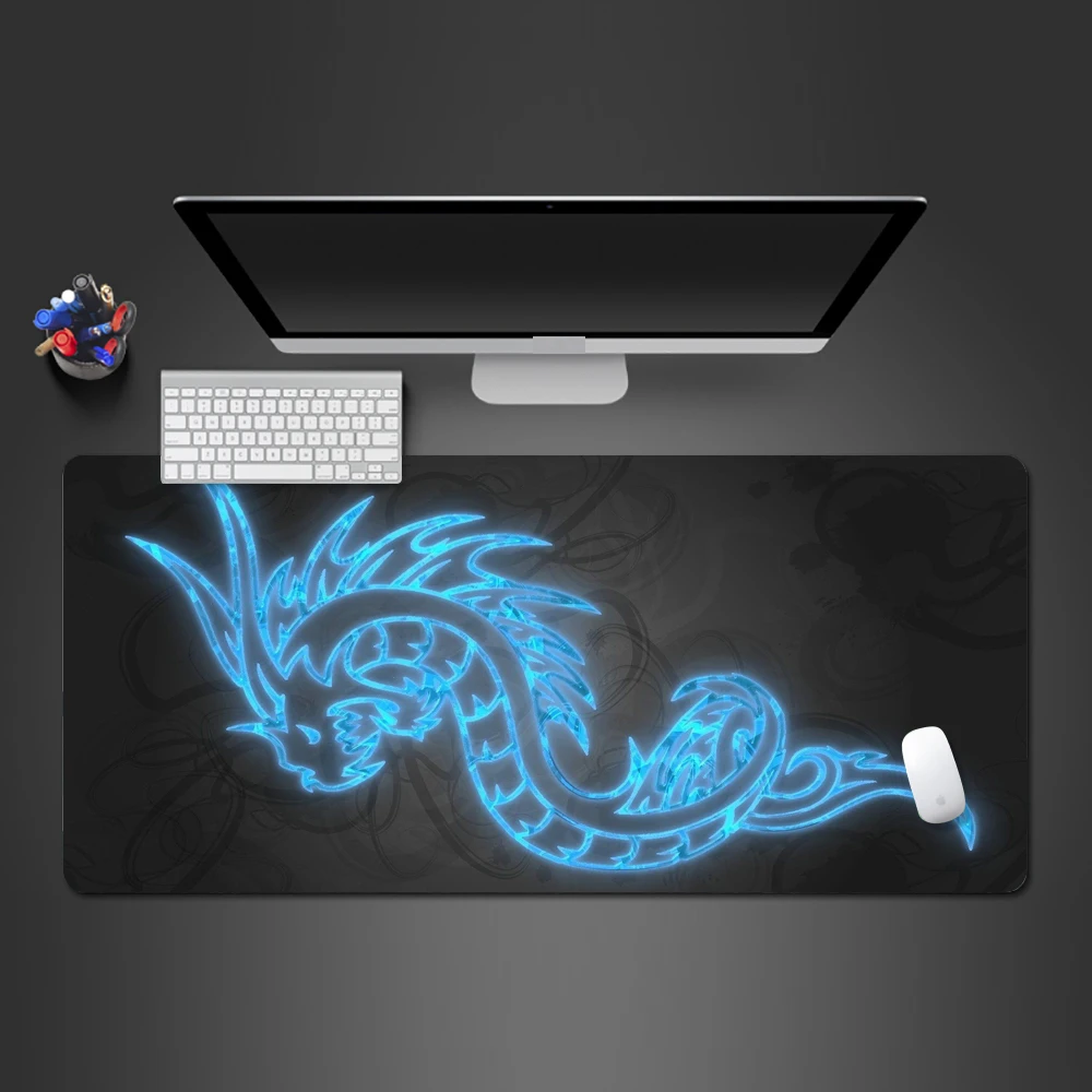 

Super Cute Blue Dragon Mouse Pad High Quality Rubber Computer Keyboard Mouse Mat Professional Quick Gaming Mouse Pad To Gamer