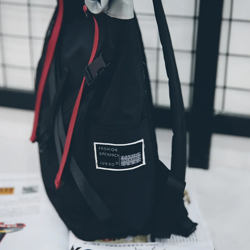 Preise Große Persönlichkeit Rucksack Oxford Tuch Tasche Casual Kunst Einzigartige Rucksack Neueste Rock Stil Starke Qualität Paket Grau Schwarz