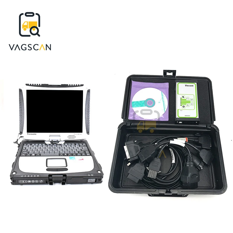 Высокопроизводительный диагностический сканер Toughbook CF19 Vocom 88890300 Tech Tool 2 7 для