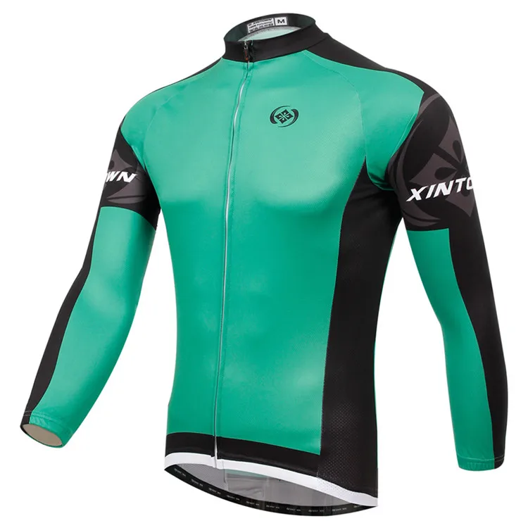 2016 Sale 17 XINTOWN New Man Pro Cycling Bicycle Jersey Bike Long Sleeve Clothing Outdoor Wear Green | Спорт и развлечения